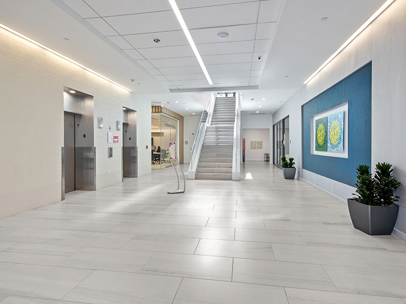 One University Place hallway